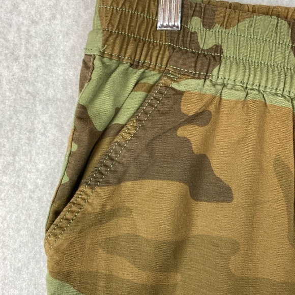 Levi Women Green Camo Joggers Sz M Zippers at ankles - Picture 3 of 7